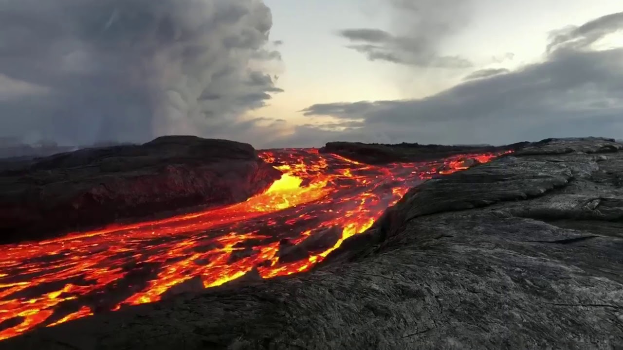 Watch: River Of Lava Flowing From Kilauea Volcano In Hawaii